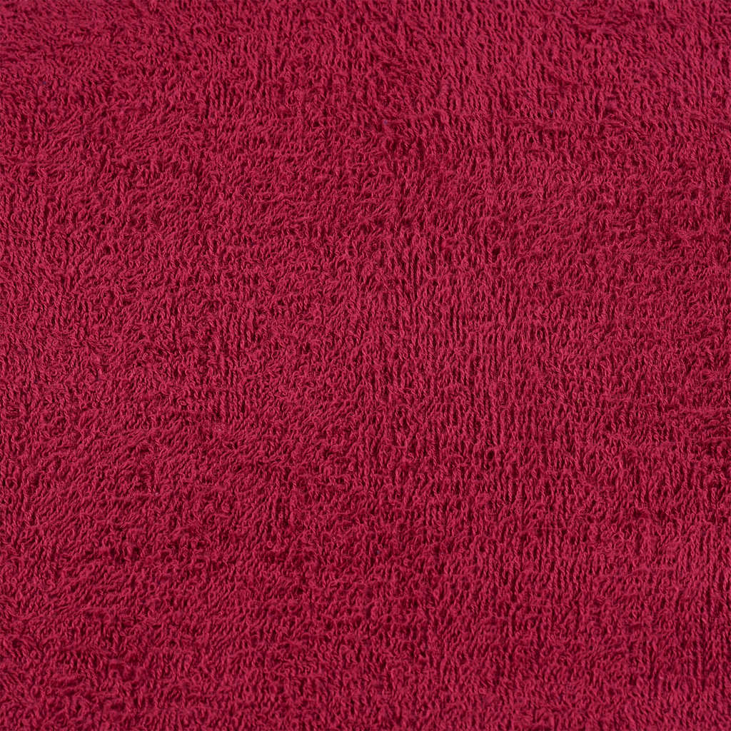 Essuie-mains 10 pcs bordeaux 50x100 cm 360 g/m² 100% coton