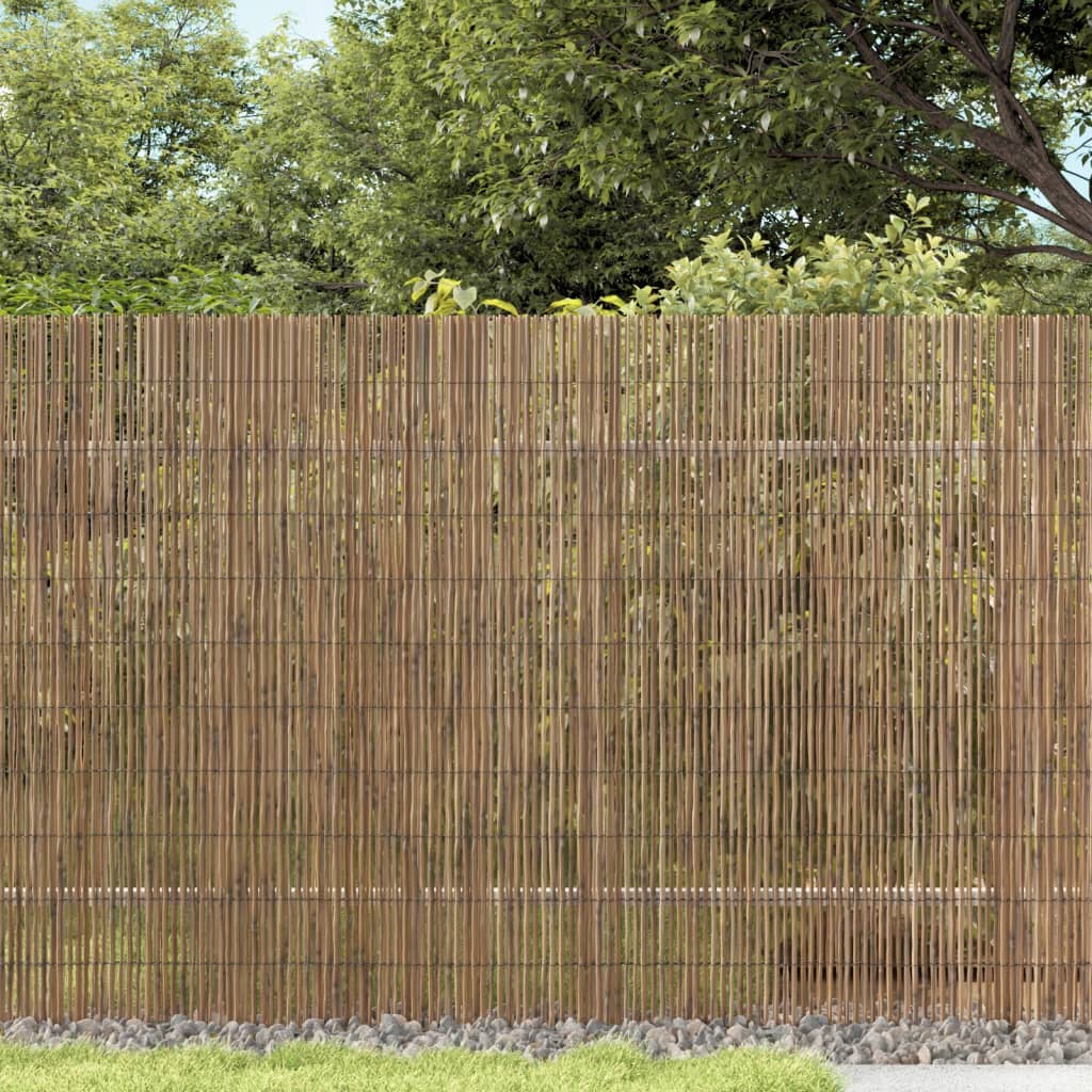 Clôture de jardin 400x100 cm roseau