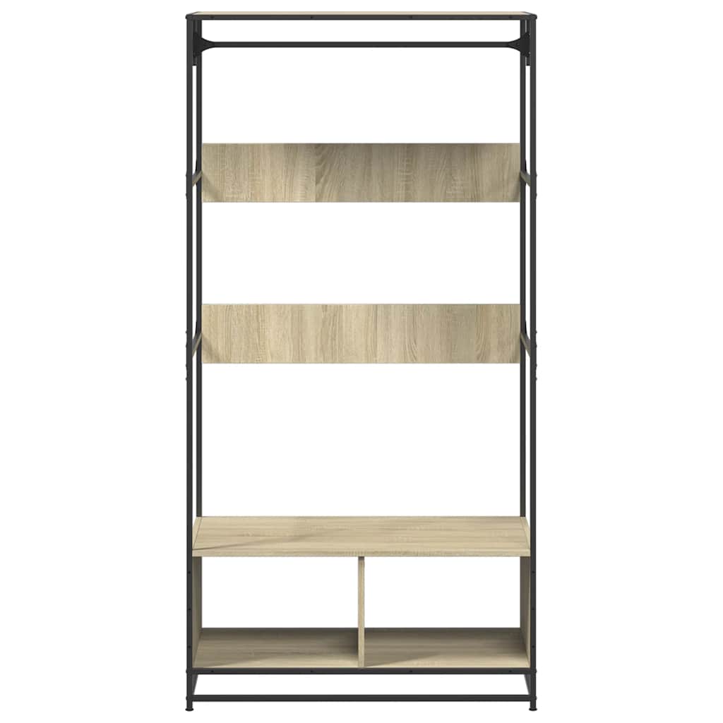 Armoire chêne sonoma 90x50x180 cm bois d'ingénierie