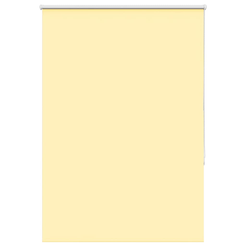 Store enrouleur occultant jaune largeur du tissu 85,7 cm