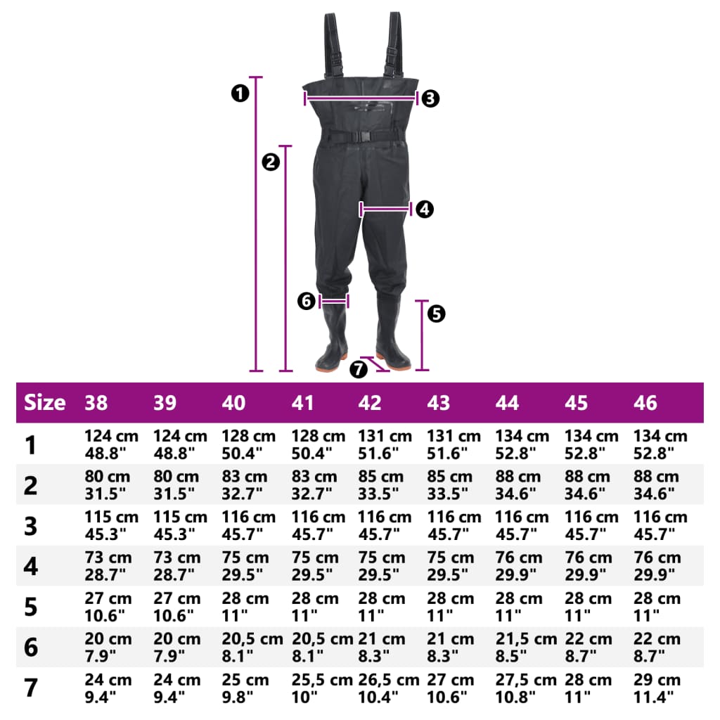 Cuissardes avec bottes et ceinture noir taille 46