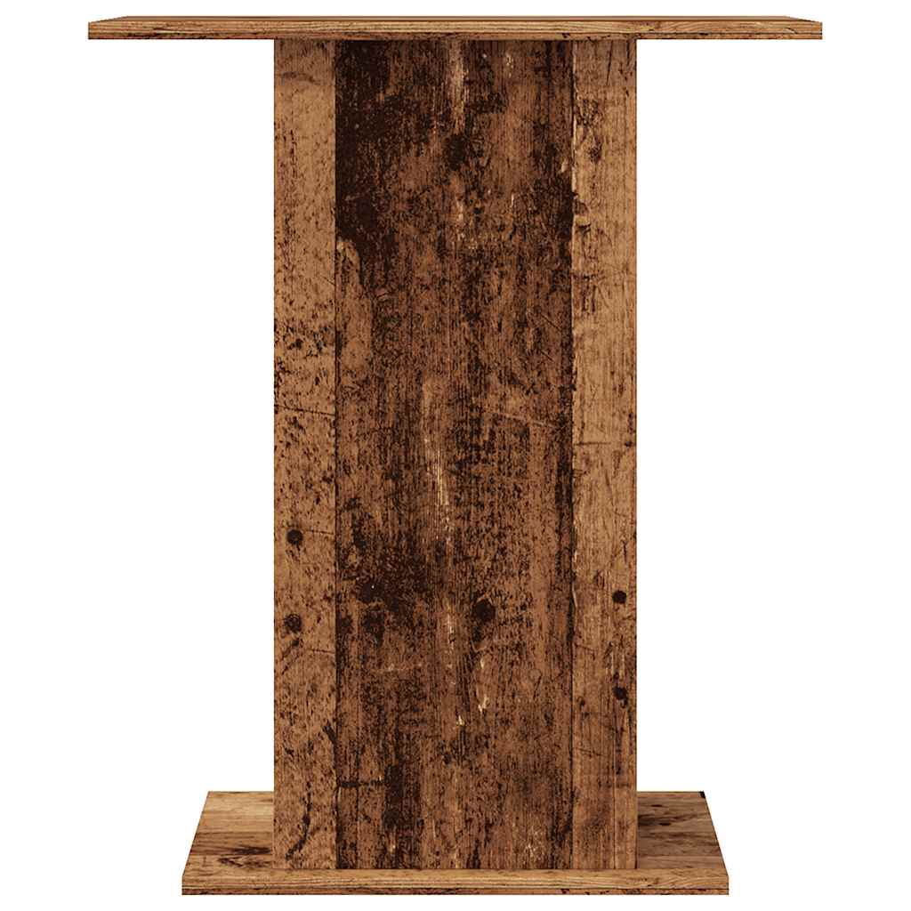 Support d'aquarium vieux bois 36x60,5x72,5 cm bois d'ingénierie