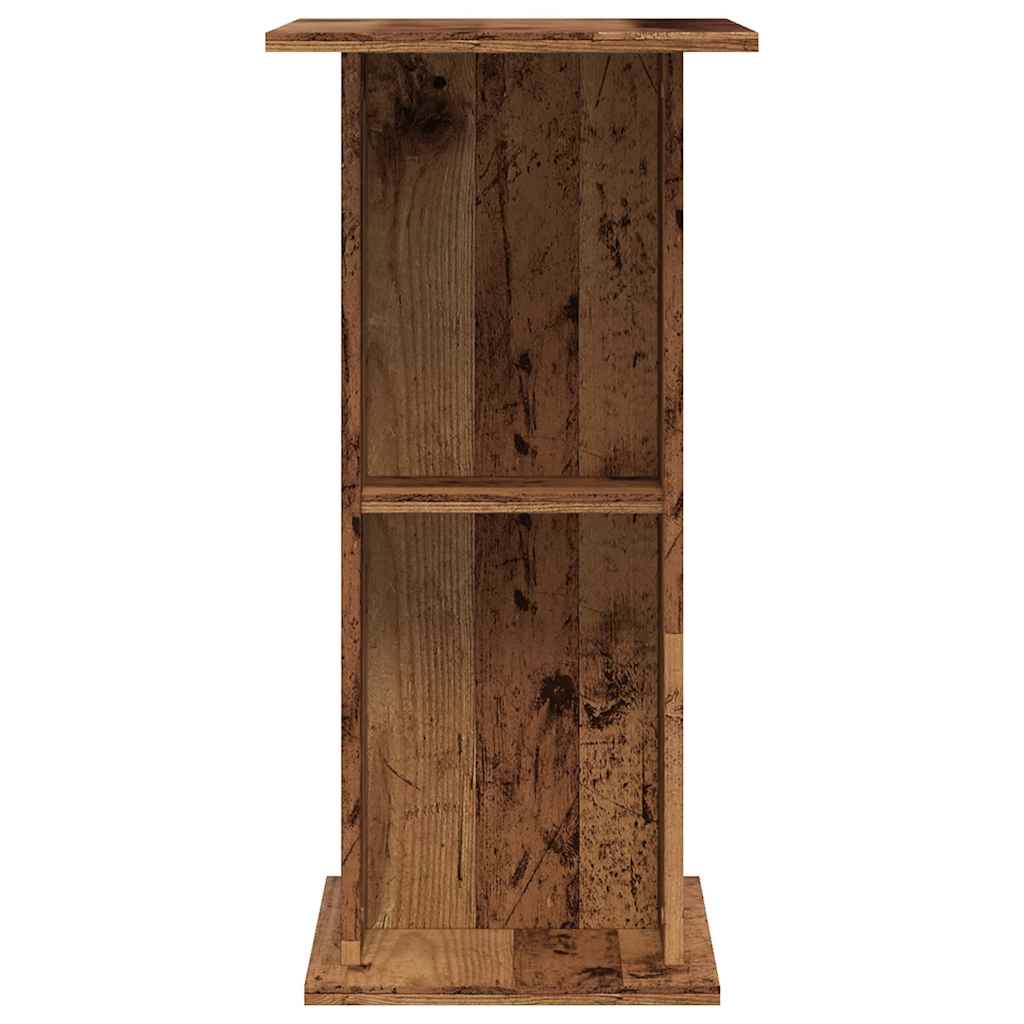 Support d'aquarium vieux bois 36x60,5x72,5 cm bois d'ingénierie