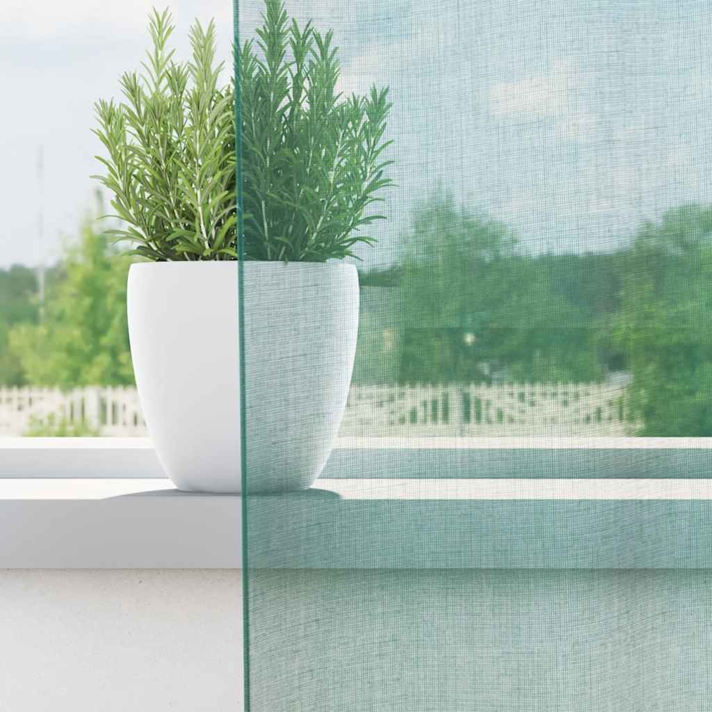 Rideaux en voile avec œillets 2 pcs turquoise