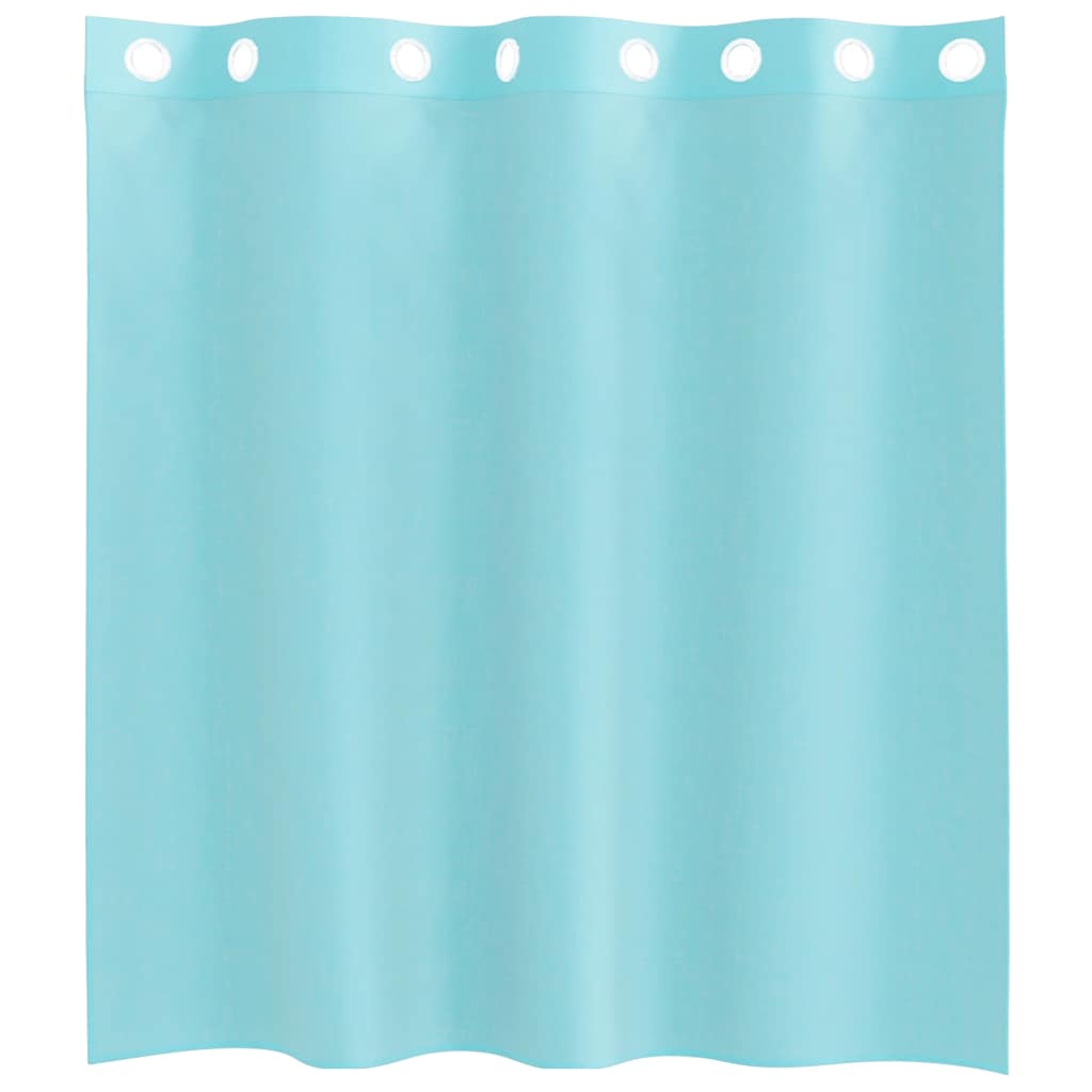 Rideaux en voile avec œillets 2 pcs turquoise
