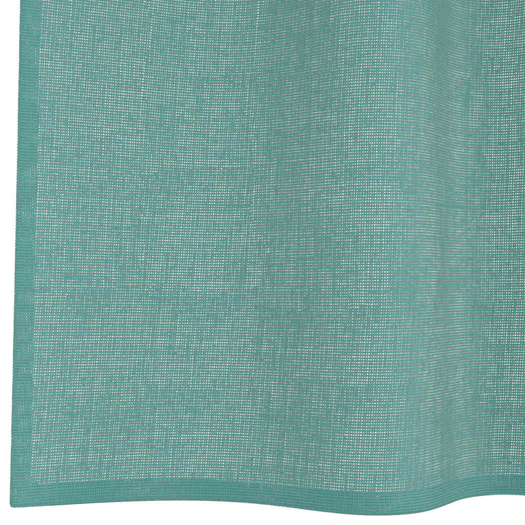 Rideaux en voile avec œillets 2 pcs turquoise