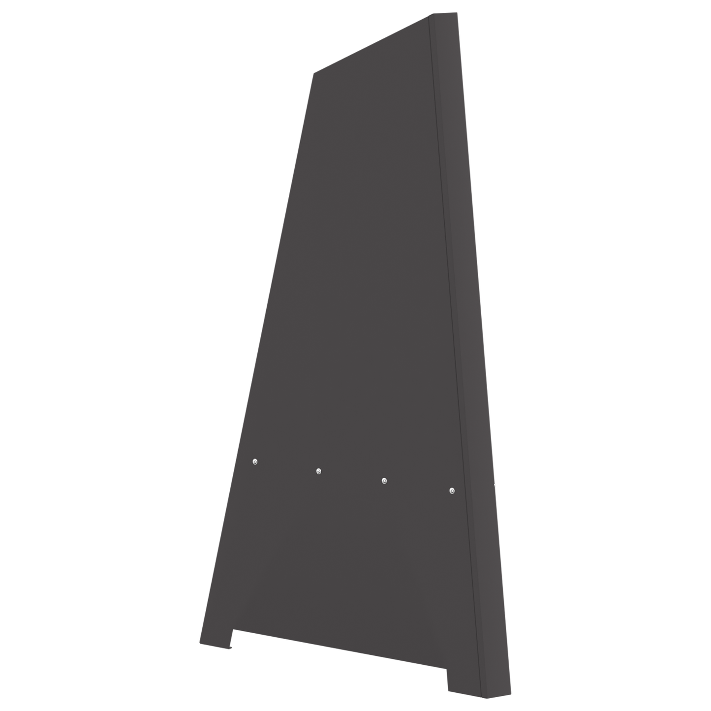 brasero pyramidal vidaXL Noir 50x45x95 cm Acier