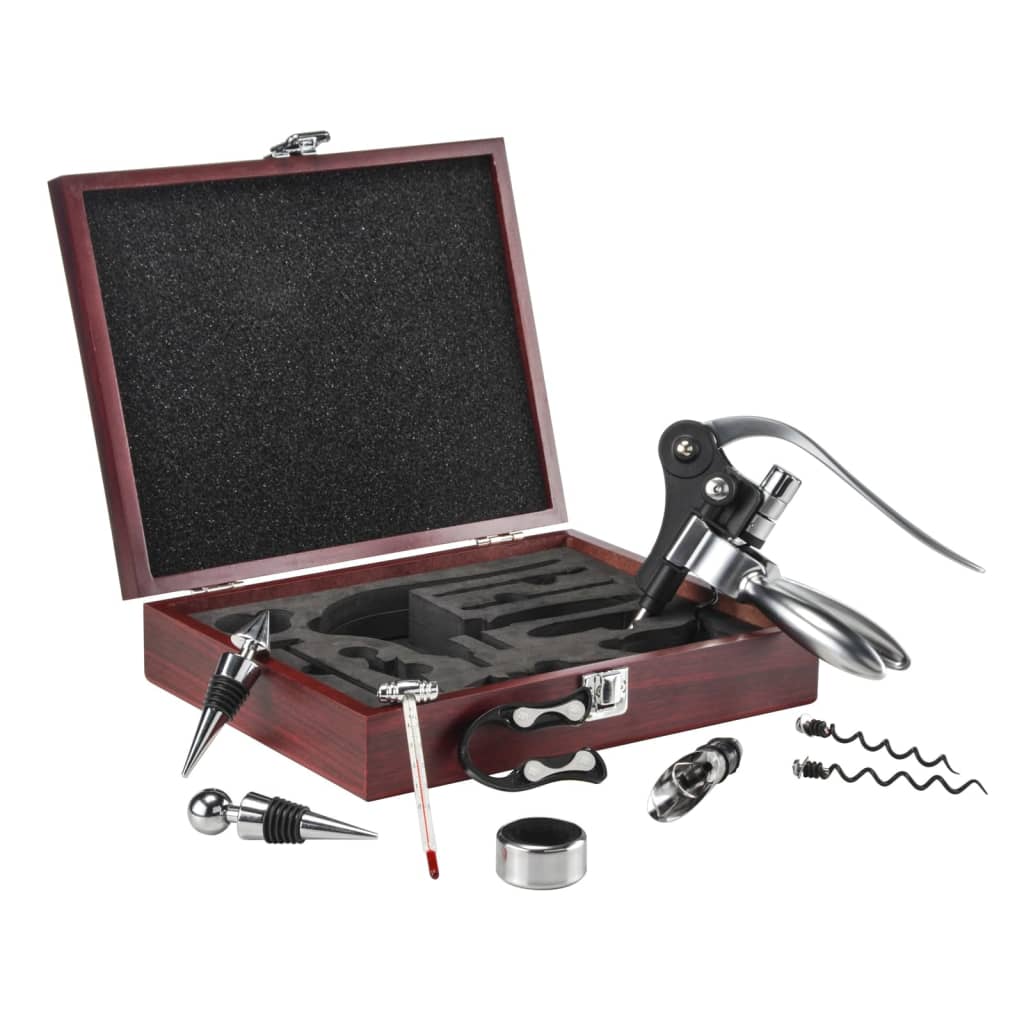 Ensemble d'accessoires pour le vin avec boîte 10 pcs