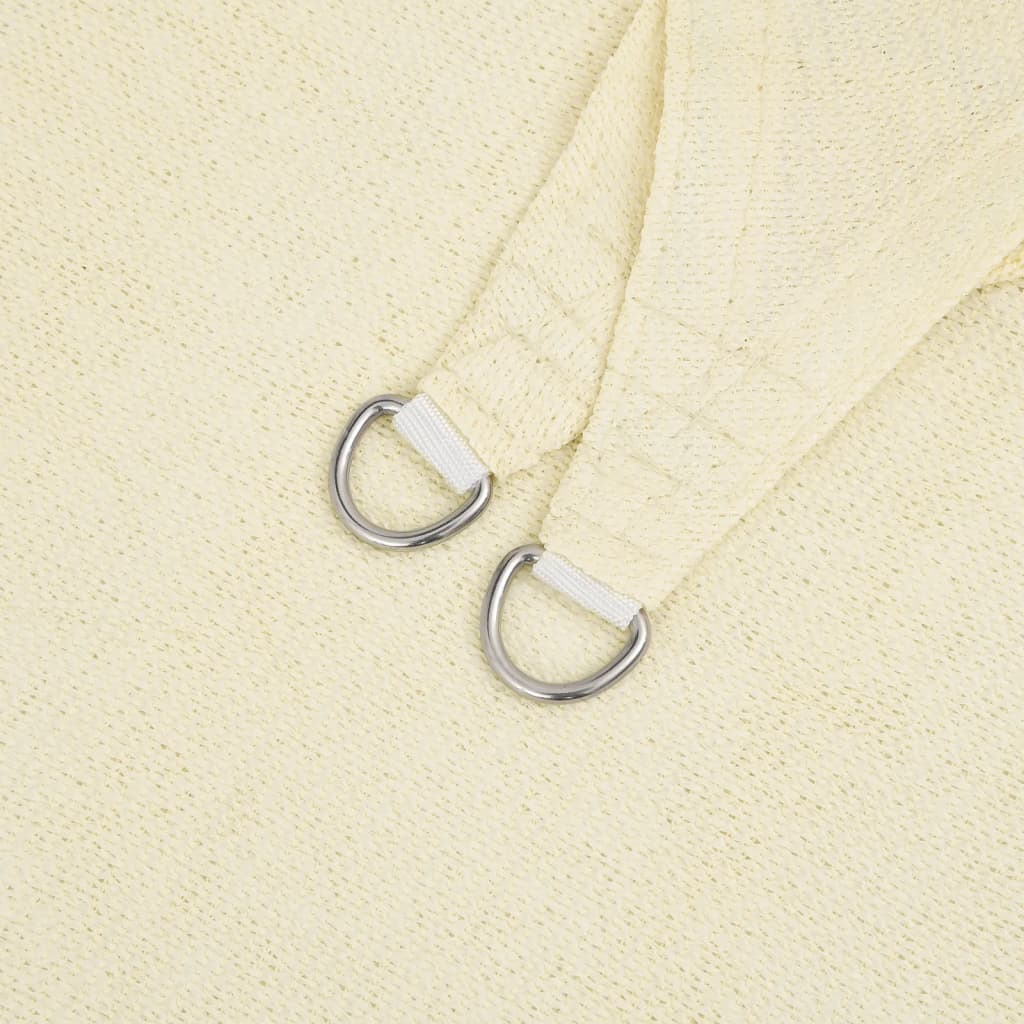Voile d'ombrage 160 g/m² Crème 3x4x4 m PEHD