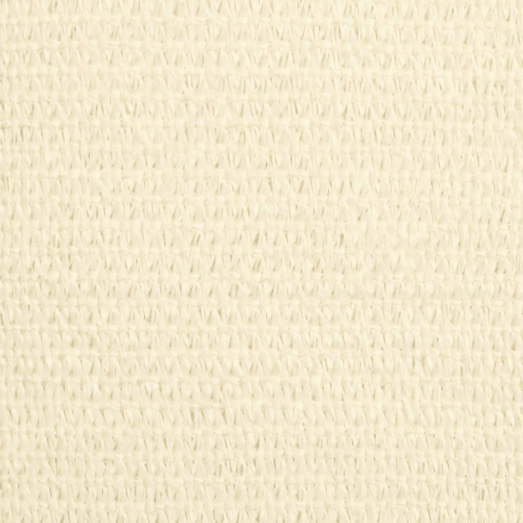 Voile d'ombrage 160 g/m² Crème 3x4x4 m PEHD