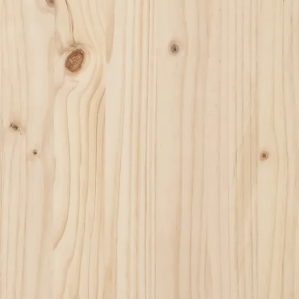 Lit pour chien 81x60x70 cm Bois de pin solide