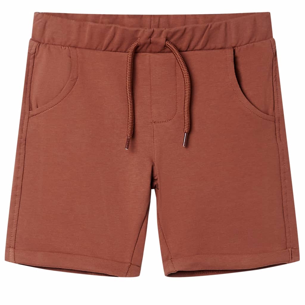 Short pour enfants avec cordon de serrage marron 92