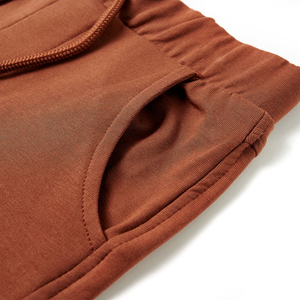 Short pour enfants avec cordon de serrage marron 92