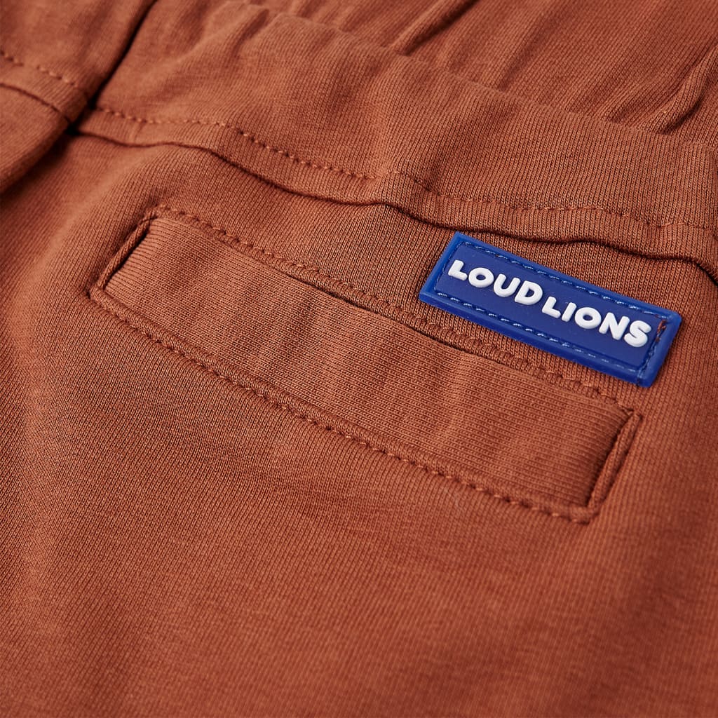 Short pour enfants avec cordon de serrage marron 92