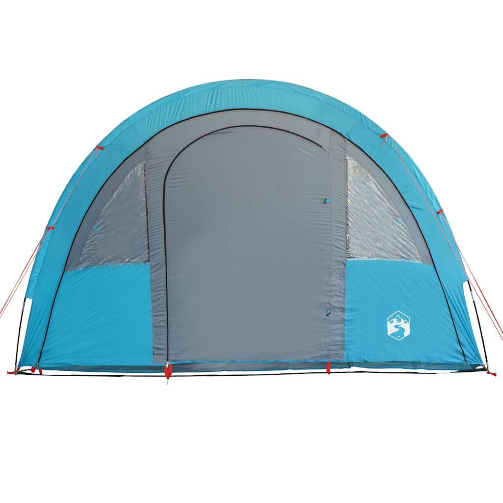 Tente de camping tunnel 4 personnes bleu imperméable
