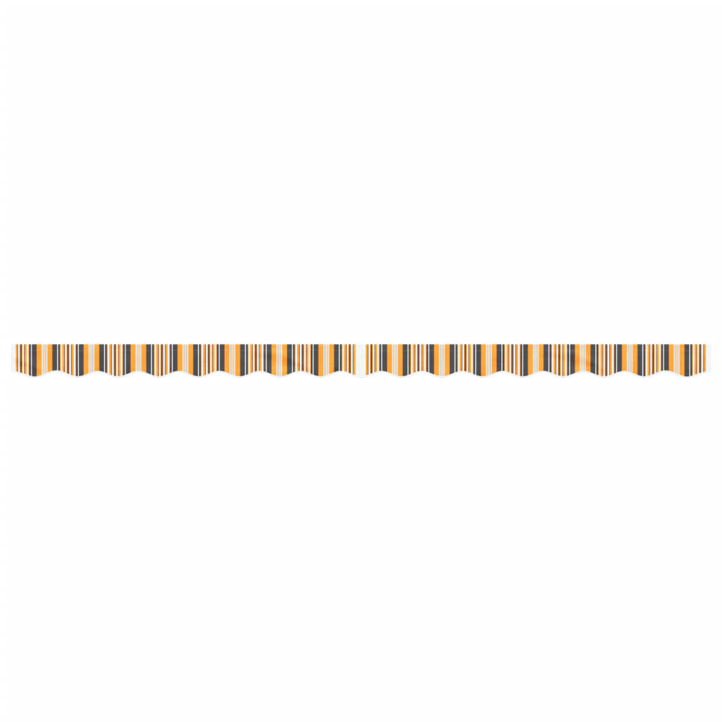 Tissu de remplacement de cantonnière d’auvent rayure jaune gris