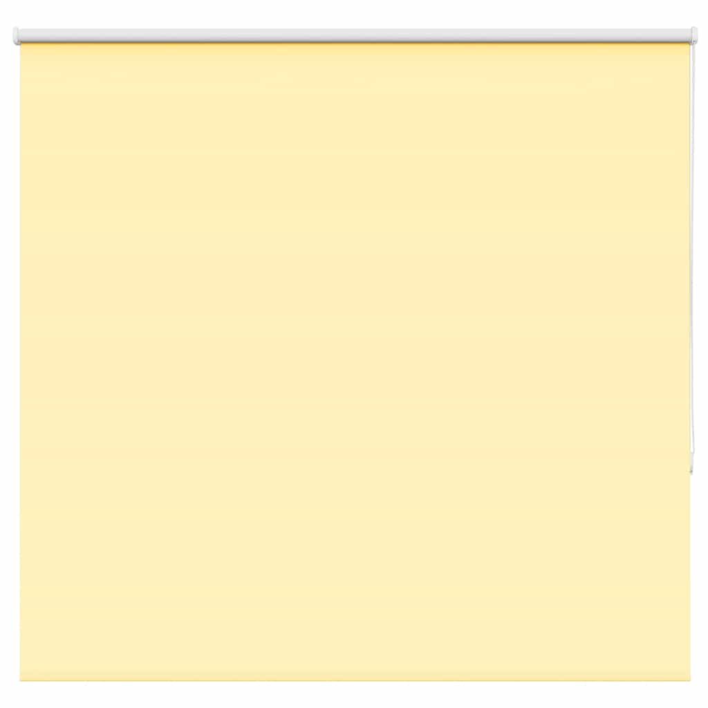 Store enrouleur occultant jaune largeur du tissu 156,6 cm