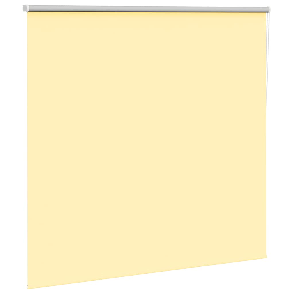 Store enrouleur occultant jaune largeur du tissu 156,6 cm