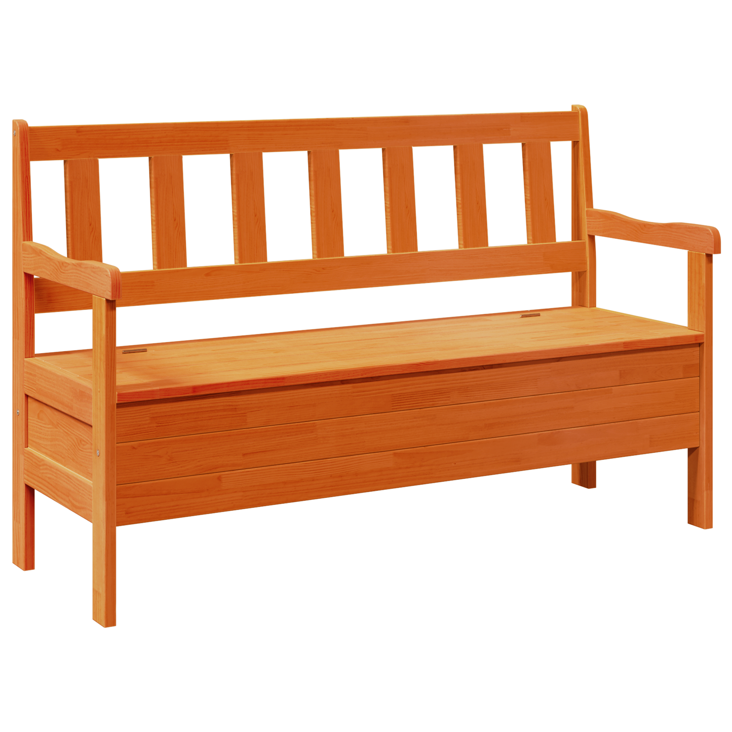 Banc extérieur vidaXL Acacia 119x76x44 cm en bois massif de pin