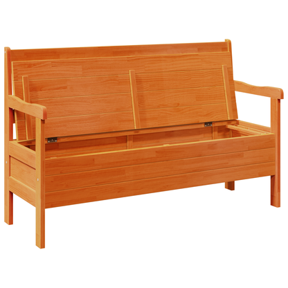 Banc extérieur vidaXL Acacia 119x76x44 cm en bois massif de pin