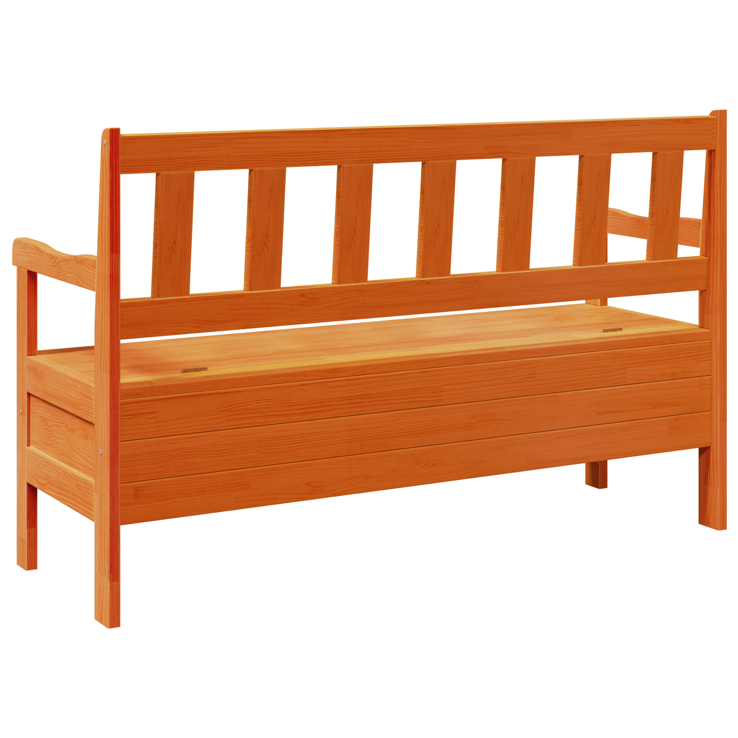 Banc extérieur vidaXL Acacia 119x76x44 cm en bois massif de pin