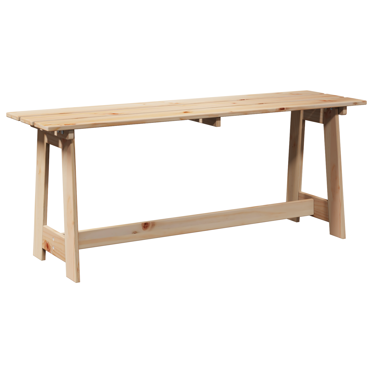 Banc extérieur vidaXL 119x35x47 cm en bois de pin massif