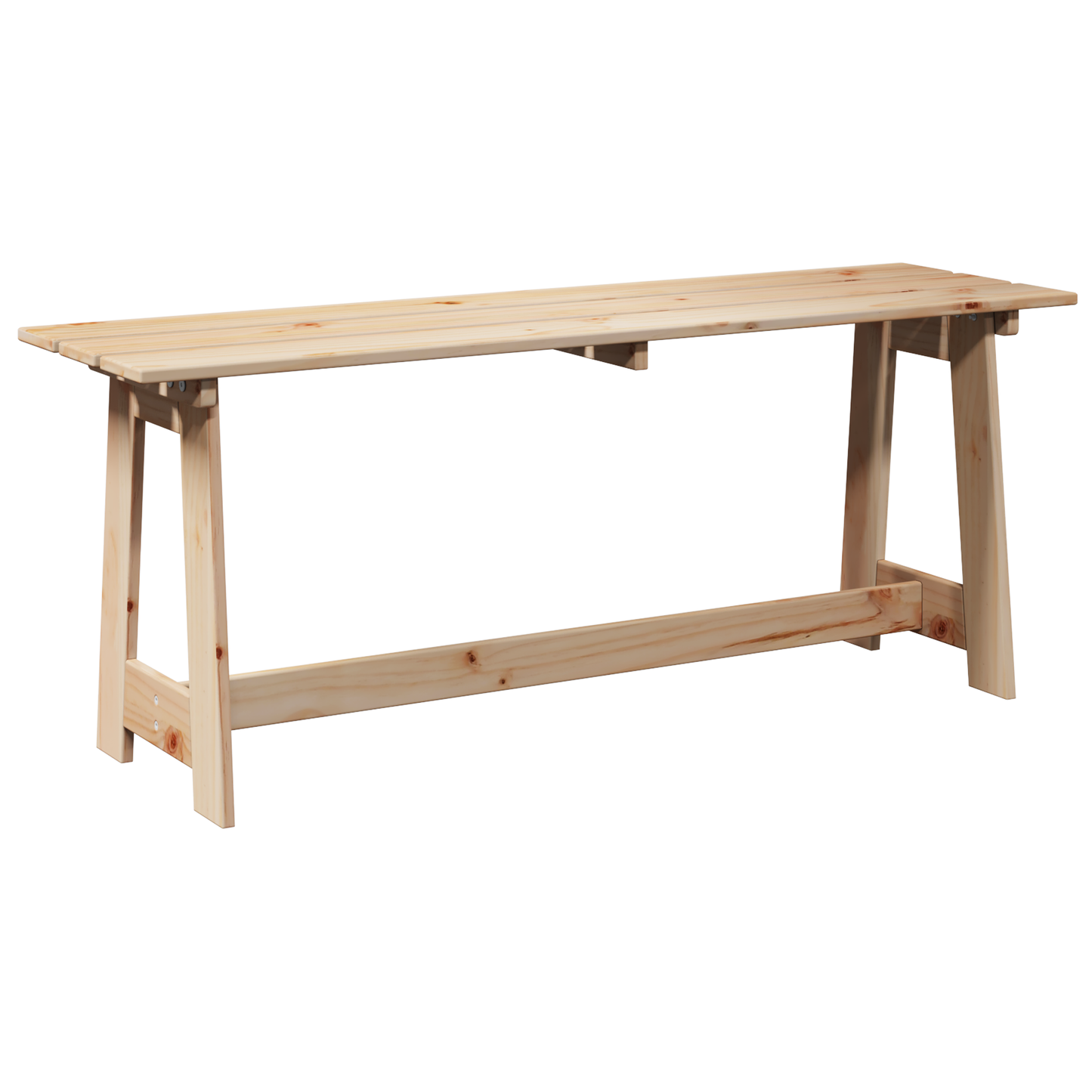 Banc extérieur vidaXL 119x35x47 cm en bois de pin massif