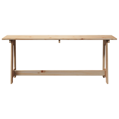 Banc extérieur vidaXL 119x35x47 cm en bois de pin massif