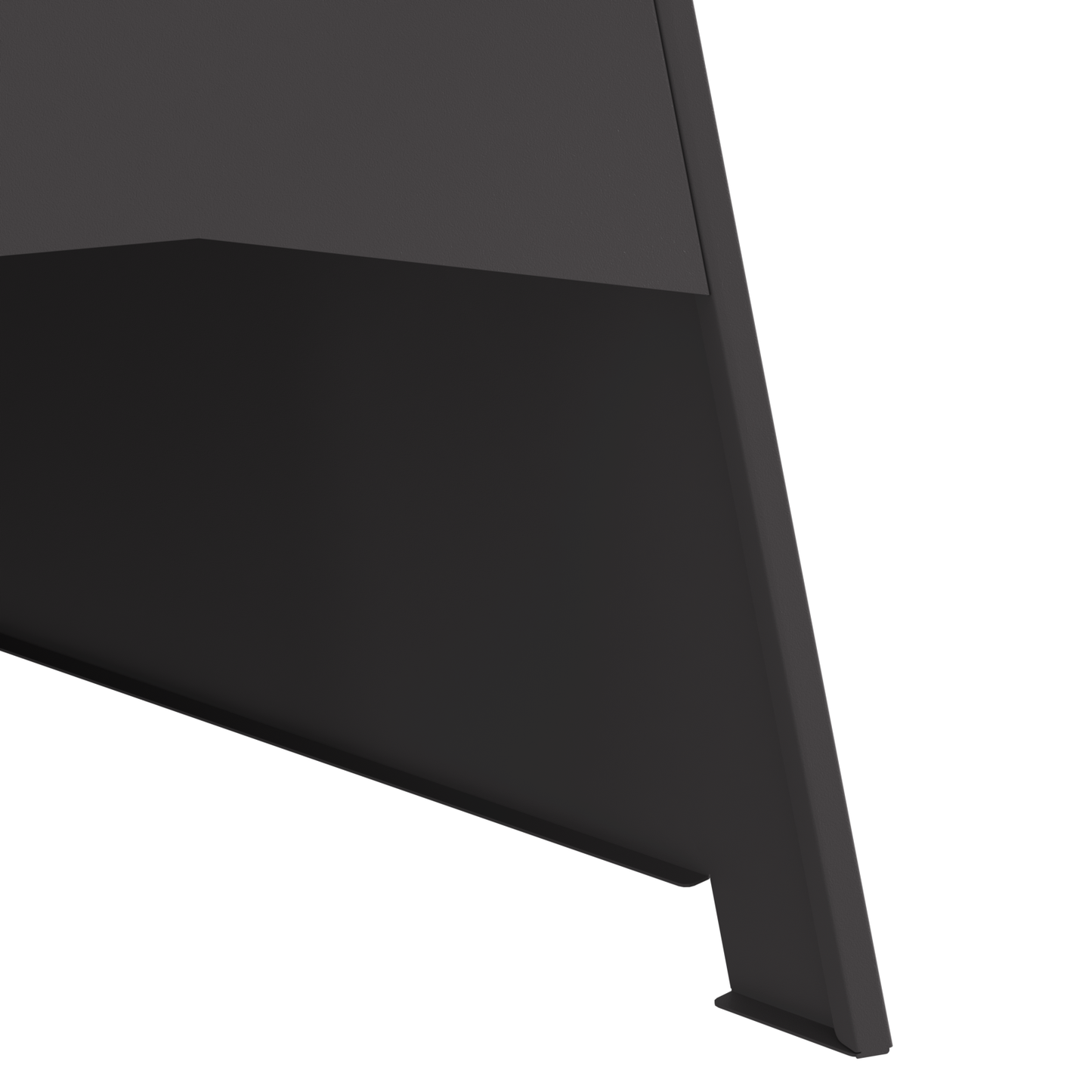 brasero pyramidal vidaXL Noir 50x45x95 cm Acier