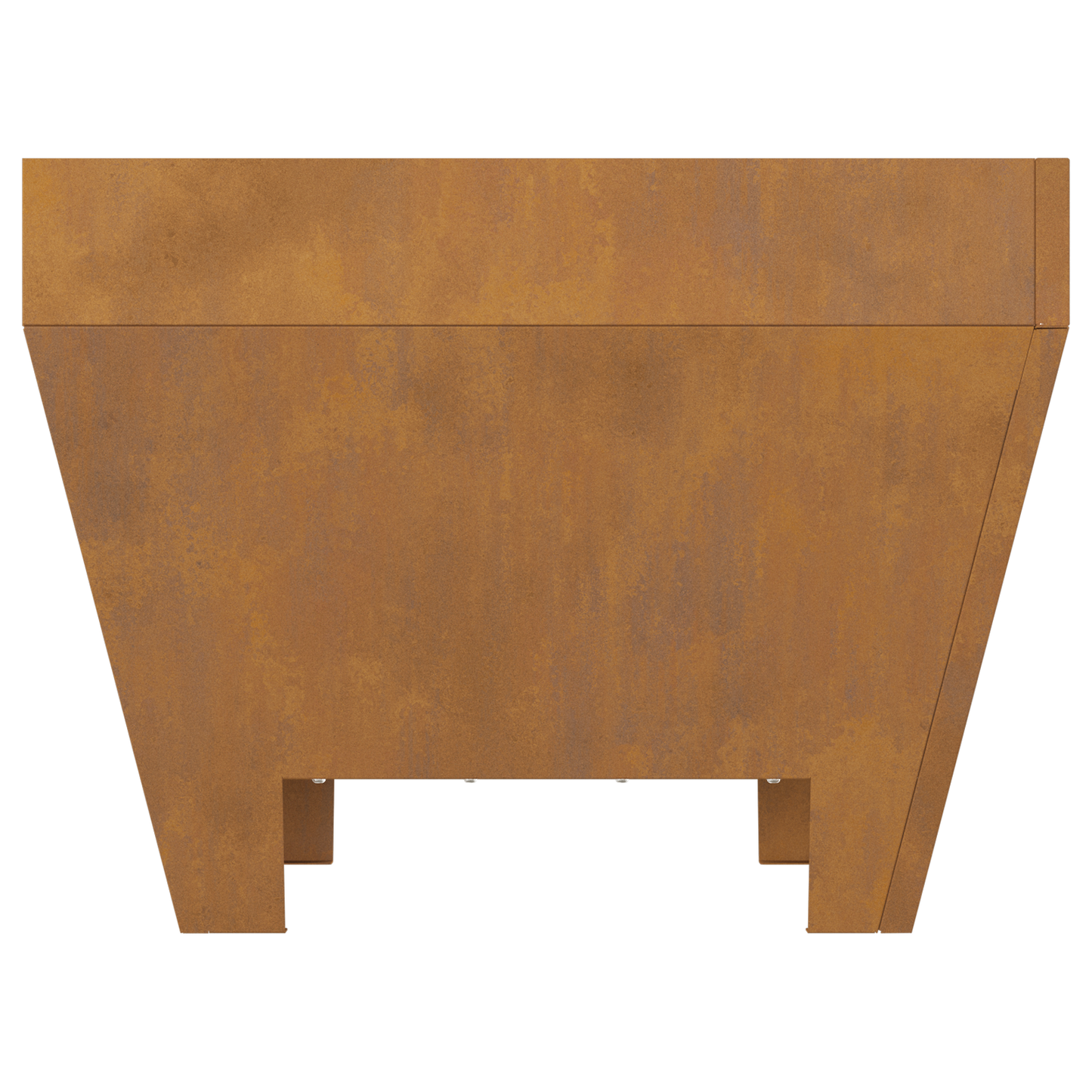 Braise de feu vidaXL Carré 50x50x30 cm en acier anti-intempéries