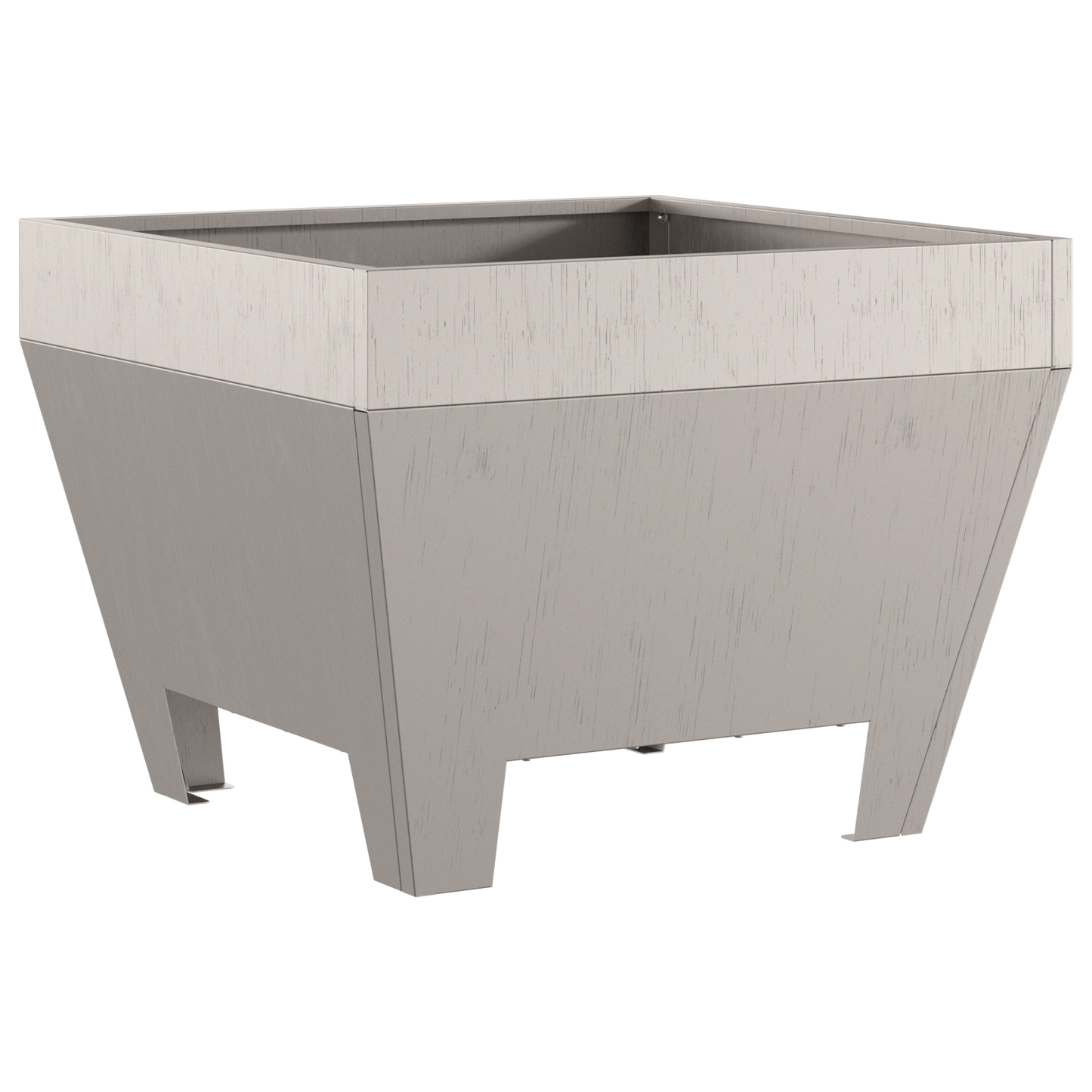 Braise de feu vidaXL Carré 50x50x30 cm en acier anti-intempéries