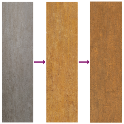 Brasero carré vidaXL 80x80x40 cm en acier résistant aux intempéries